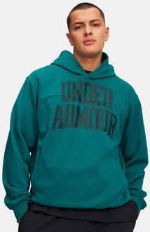 Under Armour Rival Graphic Sweater met capuchon Heren-groen, zwart - L