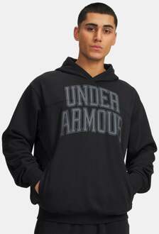 Under Armour Rival Graphic Sweater met capuchon Heren-zwart, zwart - XL