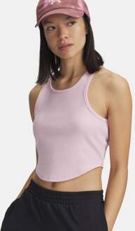 Under Armour Rival Rib Tanktop Dames-pink - XS,S,M,L