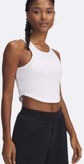 Under Armour Rival Rib Tanktop Dames-Wit - L