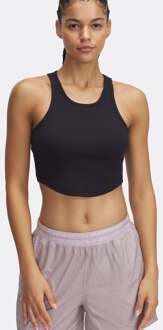 Under Armour Rival Rib Tanktop Dames-Zwart - L