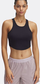 Under Armour Rival Rib Tanktop Dames-Zwart - S