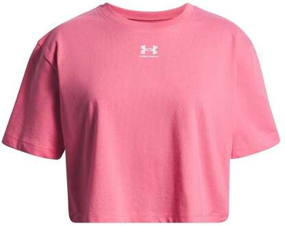 Under Armour Rival T-shirt Meisjes-pink roze - L,XL