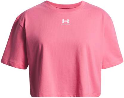 Under Armour Rival T-shirt Meisjes-pink roze - S,M,L,XL