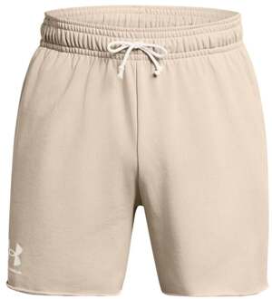 Under Armour Rival Terry 6in Shorts Heren-Bruin - XXL