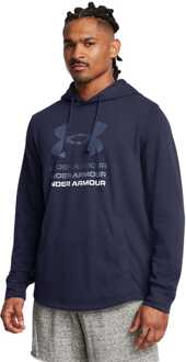 Under Armour Rival Terry Graphic Hoodie voor heren in blauw