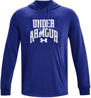 Under Armour Rival Terry Graphic Sweater Met Capuchon Heren-Blauw,Wit - S,M,L,XL,XXL,3XL