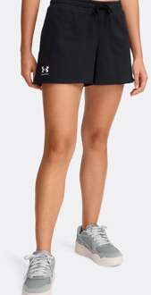 Under Armour Rival Terry Shorts Dames zwart