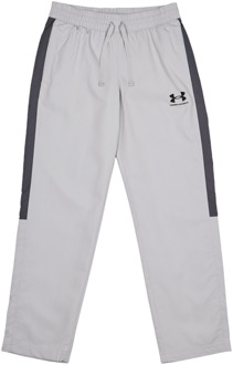 Under Armour Rival Woven Broeken Kinder - Grijs - Maat 122 - 127 CM Grey