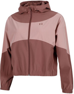 Under Armour Rival Woven Sportjas Dames-Wijnrood,Oud Roze - XS,L,XL