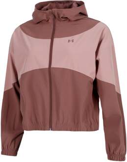 Under Armour Rival Woven Sportjas Dames-Wijnrood,Oud Roze - XS,S,M,L,XL