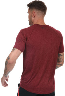 Under Armour Rood Under Armour UA Tech 2.0-T-shirt voor heren - maat XS