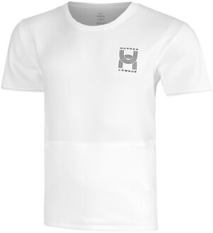 Under Armour Run Anywhere Hardloopshirt Heren-Wit,Groen - S,L,XXL