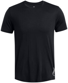 Under Armour Run Anywhere Hardloopshirt Heren-Zwart,Grijs - S