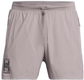 Under Armour Run Anywhere Hardloopshorts Heren-Grijs,Zwart - XL