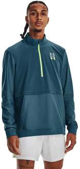 Under Armour Run Anywhere Longsleeve Heren-Blauw,Groen - S