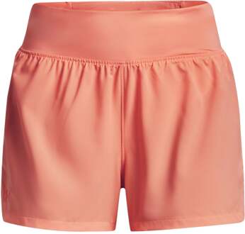 Under Armour Run Stamina 3in Shorts Dames-Pink roze - XS