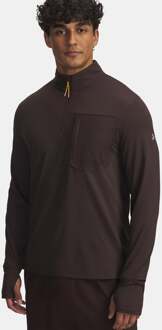 Under Armour Run Trail Quarter Zip Topje hardlopen Heren-bruin - XL