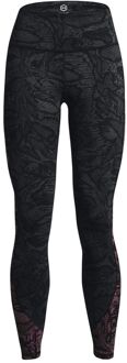 Under Armour Rush Bedrukte Legging Dames Zwart