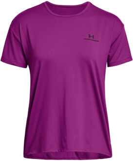 Under Armour Rush Energy 2.0 T-shirt Dames paars - XS