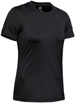 Under Armour Rush Short Sleeve Dames Sportshirt - Zwart - Maat M
