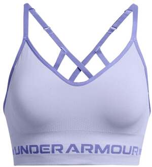 Under Armour Seamless Low Long Sport-bh Dames paars - XL