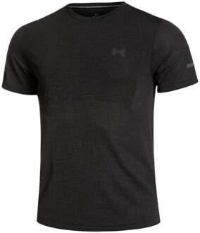 Under Armour Seamless Stride Hardloopshirt Heren-Zwart - XXL