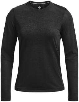 Under Armour Seamless Stride Topje Hardlopen Dames-Zwart - XS