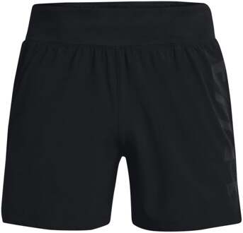 Under Armour Speedpocket 5in Shorts Heren-Zwart,Grijs - XXL