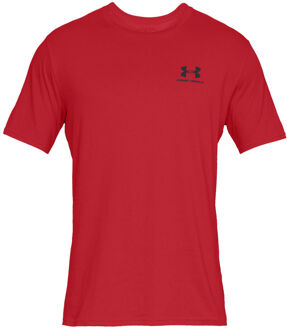 Under Armour Sportstyle LC SS Heren Sportshirt - Maat L - Red