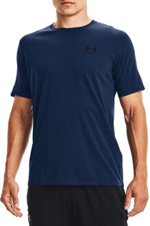 Under Armour Sportstyle Left Chest Logo SS Sportshirt Heren - Maat S