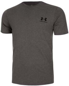 Under Armour Sportstyle Left Chest Logo SS Sportshirt Heren - Maat S