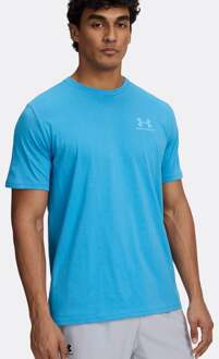 Under Armour Sportstyle T-shirt Heren-Turkoois,Wit - XXL
