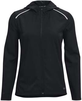 Under Armour Storm Hooded Hardloopjas Dames-Zwart - XS