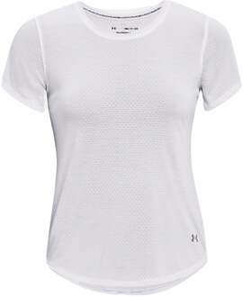 Under Armour Streaker Hardloopshirt Dames-Wit - XS,S,M,L,XL