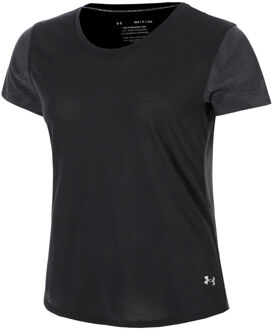 Under Armour Streaker Jacquard T-shirt Dames-Zwart - XS,S