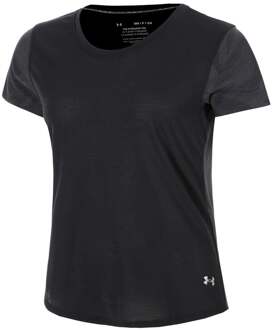 Under Armour Streaker Jacquard T-shirt Dames-Zwart - XS