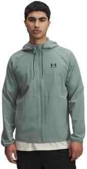 Under Armour Stretch Woven Windbreaker Sportvest Heren L Groen
