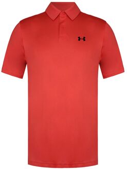 Under Armour T2G Heren Peach Poloshirt Rood - S