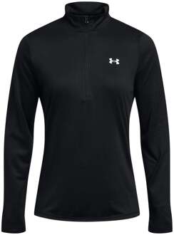 Under Armour Tech 1/2 Zip Longsleeve Dames-Zwart - XS