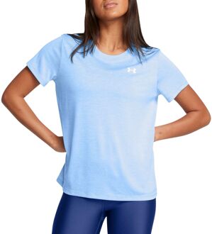 Under Armour Tech 1/2 Zip- Twist T-shirt Dames blauw - XS