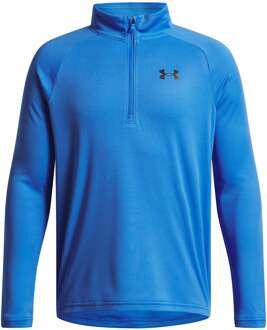 Under Armour Tech 2.0 1/2 Zip Longsleeve Jongens-Blauw - S,M,L,XL