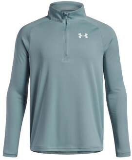 Under Armour Tech 2.0 1/2 Zip Longsleeve Jongens wit - XL