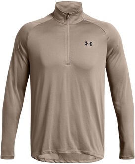 Under Armour Tech 2.0 Half-Zip Longsleeve Heren bruin - XXL