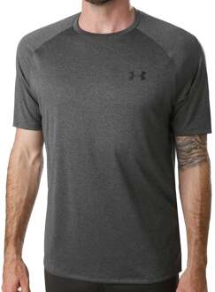 Under Armour Tech 2.0 SS Tee Heren Sportshirt - Maat M - Carbon Heather