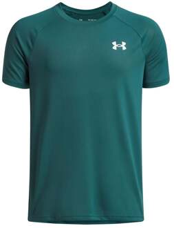 Under Armour Tech 2.0 T-shirt Jongens-groen, wit - XL
