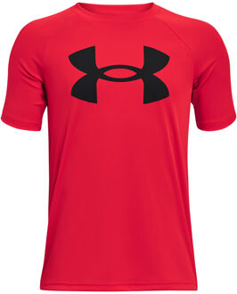 Under Armour Tech Big Logo T-shirt Jongens rood - S