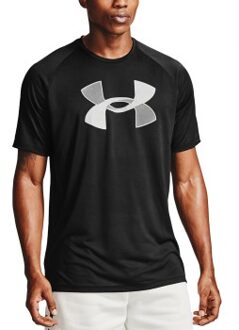 Under Armour Tech Big Logo T-shirt Rood,Zwart - Medium