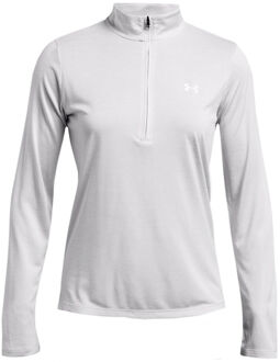 Under Armour Tech Half-Zip Twist Longsleeve Dames-Grijs - S,M,L,XL