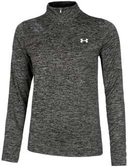 Under Armour Tech Half-Zip Twist Longsleeve Dames-Zwart - S